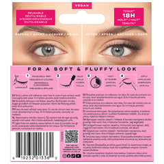 Eylure Light & Fluffy Lashes 250 (Back of Packaging)