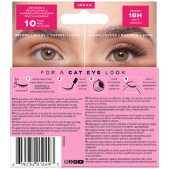 Eylure Light & Wispy Lashes - 161 (Back of Packaging)