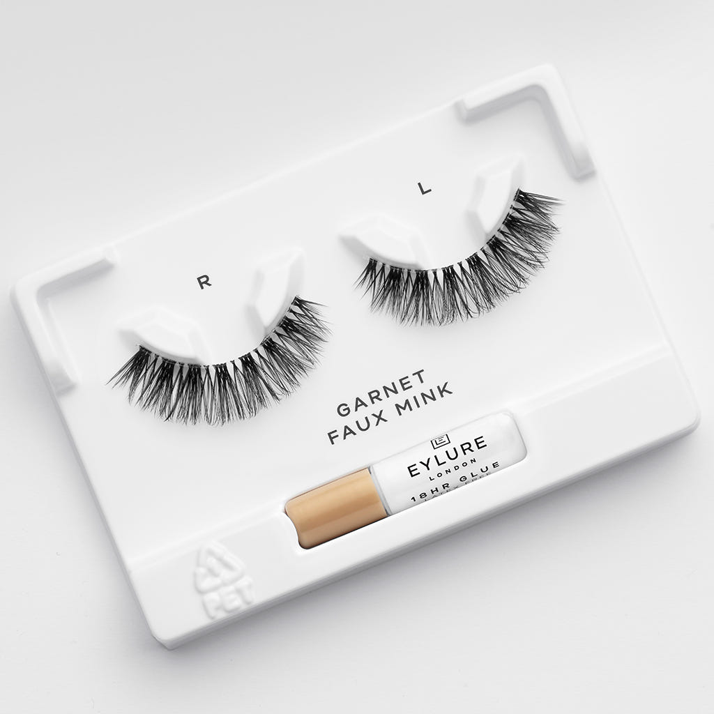 Eylure Luxe Faux Mink Lashes - Garnet (Tray Shot)