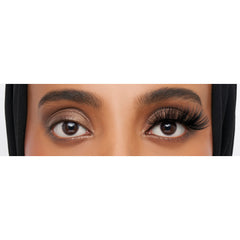 Eylure Luxe Velvet Noir Lashes - Midnight (Model Shot)