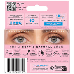 Eylure Naturals Lashes 021 (Back of Packaging)