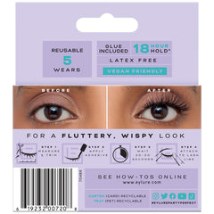 Eylure Party Perfect Lashes - Honey (Back of Packaging)