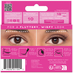 Eylure Salon Lash No. 13 (Back of Packaging)