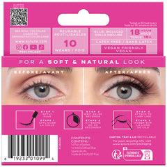 Eylure Salon Lash No. 2 (Back of Packaging)