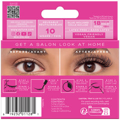 Eylure Salon Lash No. 20 (Back of Packaging)