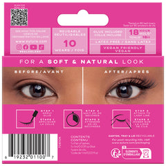 Eylure Salon Lash No. 3 (Back of Packaging)