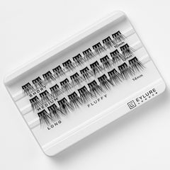 Eylure Underlash Pre-Glued Cluster Lashes - Fluffy (Tray Shot)