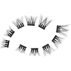 Eylure Underlash Pre-Glued Salon Curl Clusters - Natural (Lash Scan)