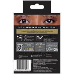 Eylure Underlash Pre-Glued Salon Curl Clusters - Natural (Back of Packaging)