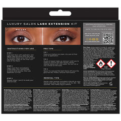 Eylure Underlash Salon Curl Kit - Naturals (Back of Packaging)