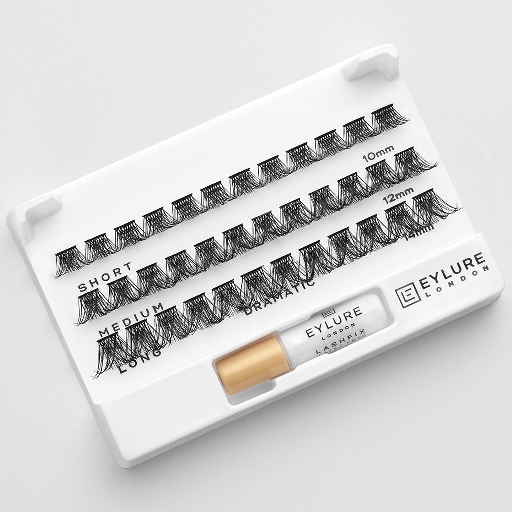 Eylure Volume & Curl Cluster Lashes - Dramatic (Tray Shot)