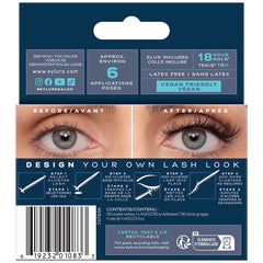 Eylure Volume & Curl Cluster Lashes - Dramatic (Back of Packaging)