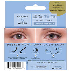 Eylure X Kiera Lashes - Alaris (Back of Packaging)