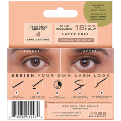 Eylure X Kulli Lashes - Beauty Beyond Gender (Back of Packaging)