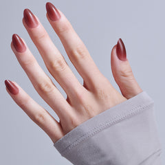 Kiss Core Colour False Nails - Pinot Noir (Model Shot 2)