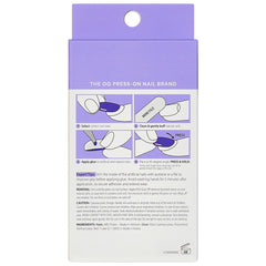 Kiss Core Colour False Nails - Pinot Noir (Back)