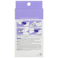 Kiss Core Colour False Nails Toe Nails - Toe-tally Yours (Back)