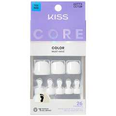 Kiss Core Colour False Nails Toe Nails - Toe-tally Yours