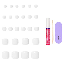 Kiss Core Colour False Nails Toe Nails - Toe-tally Yours (Components 1)