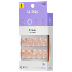 Kiss Core Design False Nails - Cheers (Angled Shot 2)