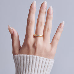 Kiss Core French False Nails - Burble (Model Shot 2)