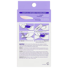 Kiss Core French False Nails - Burble (Back)