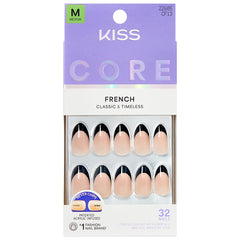 Kiss Core French False Nails - Full of Fun