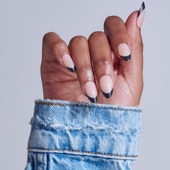 Kiss Core French False Nails - Full of Fun (Model Shot 1)