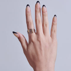 Kiss Core French False Nails - Full of Fun (Model Shot 2)
