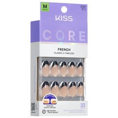 Kiss Core French False Nails - Full of Fun (Angled Shot 1)
