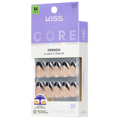 Kiss Core French False Nails - Full of Fun (Angled Shot 2)