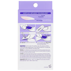 Kiss Core French False Nails - Full of Fun (Back)