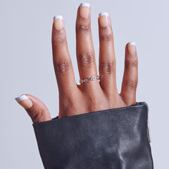 Kiss Core French False Nails - If You Dare (Model Shot 1)