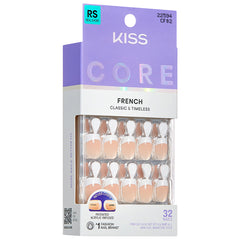 Kiss Core French False Nails - If You Dare (Angled Shot 1)