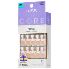 Kiss Core French False Nails - If You Dare (Angled Shot 2)