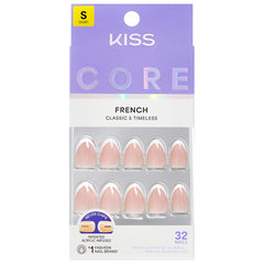 Kiss Core French False Nails - Passionate
