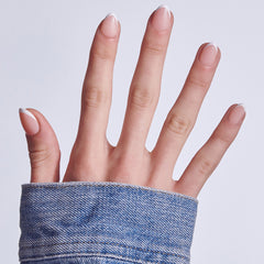 Kiss Core French False Nails - Passionate (Model Shot 1)