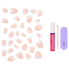 Kiss Core French False Nails - Passionate (Components)