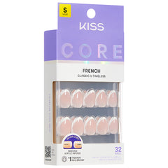 Kiss Core French False Nails - Passionate (Angled Shot 1)