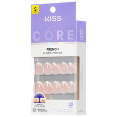 Kiss Core French False Nails - Passionate (Angled Shot 2)