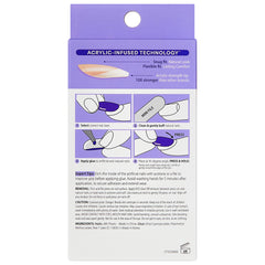 Kiss Core French False Nails - Passionate (Back)