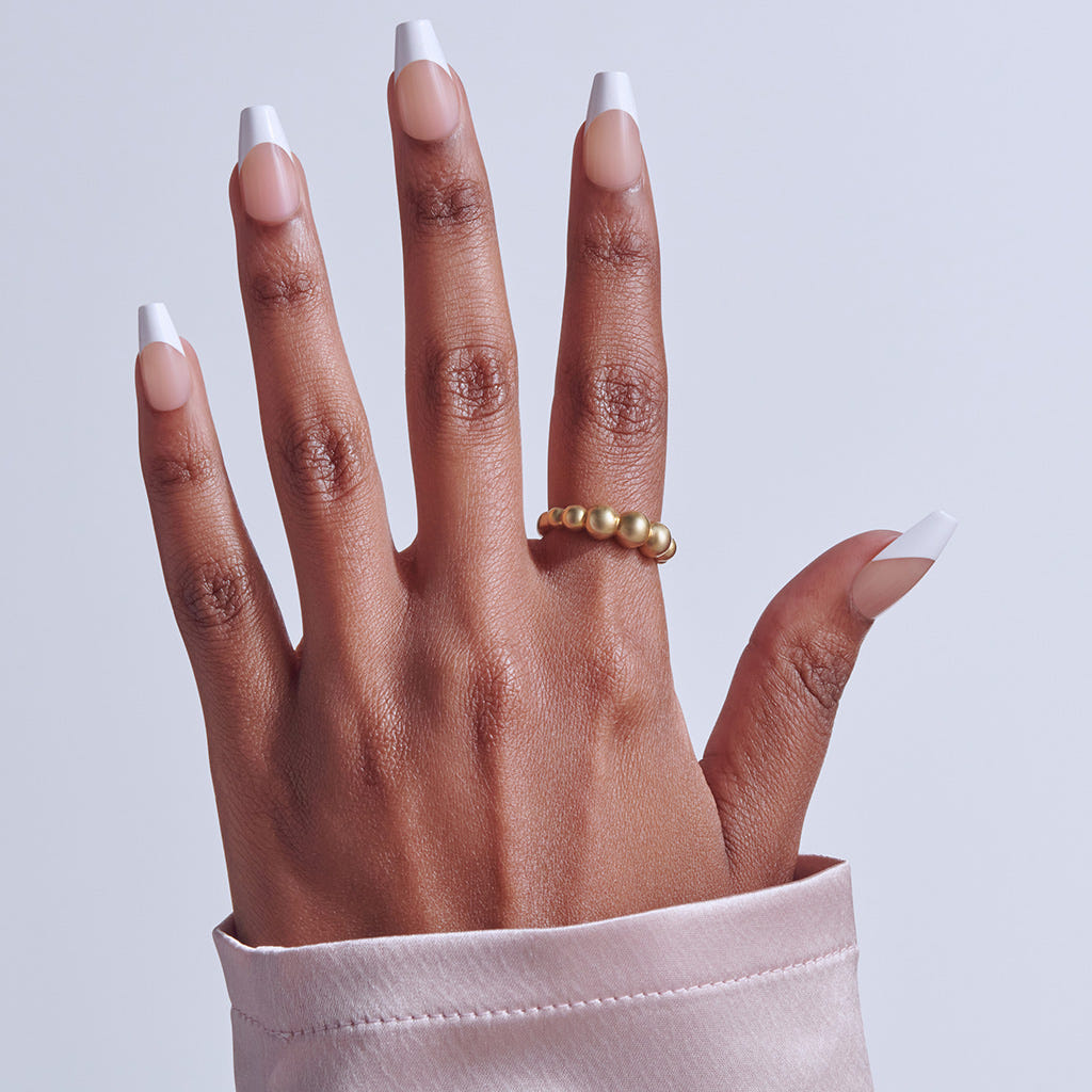 Kiss Core French False Nails - Reunion (Model Shot 1)
