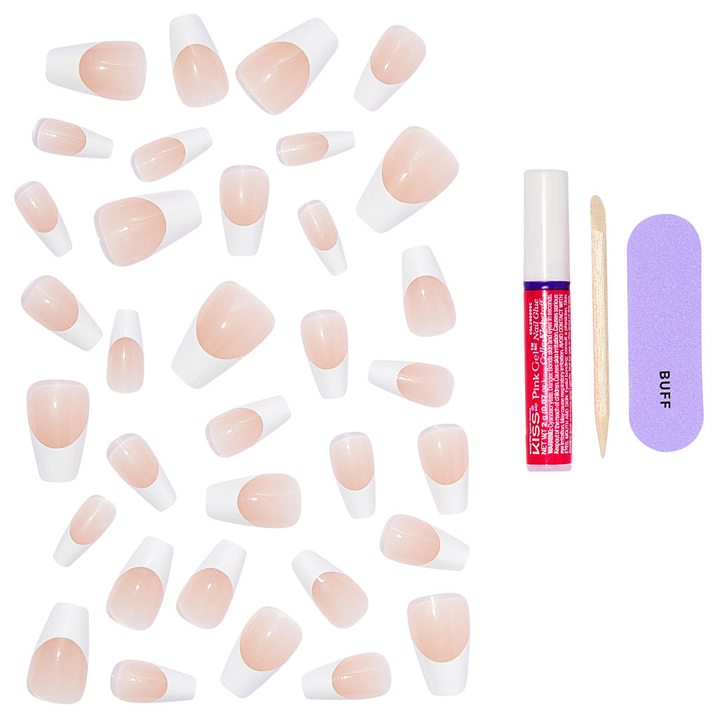 Kiss Core French False Nails - Reunion (Components)
