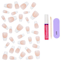 Kiss Core French False Nails - Reunion (Components)