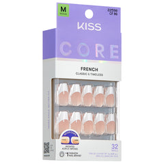 Kiss Core French False Nails - Reunion (Angled Shot 1)