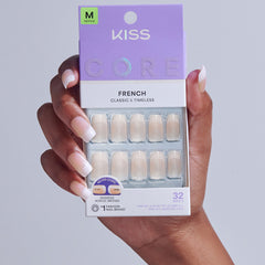 Kiss Core French False Nails - Scenario (Model Shot 3)