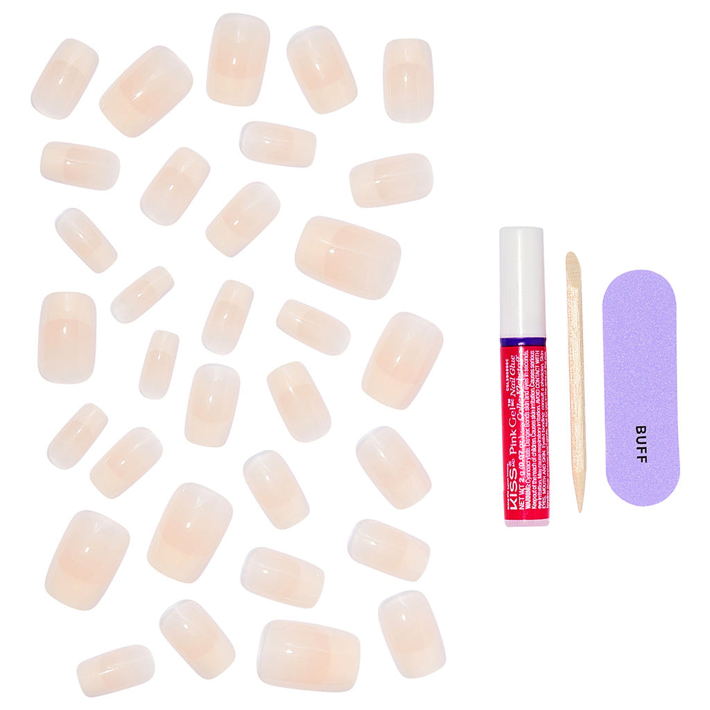 Kiss Core French False Nails - Scenario (Components)