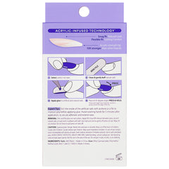 Kiss Core French False Nails - Scenario (Back)
