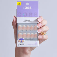 Kiss Core French False Nails - Snapshot (Model Shot 3)
