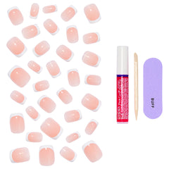 Kiss Core French False Nails - Snapshot (Components)